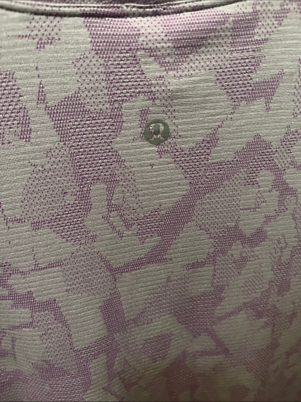lululemon athletica Light Purple Floral Long Sleeve Tee Sz 10 - Picture 5 of 6